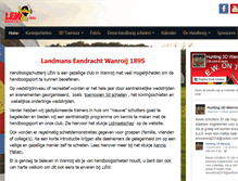 Tablet Screenshot of handboogschutterijwanroij.nl